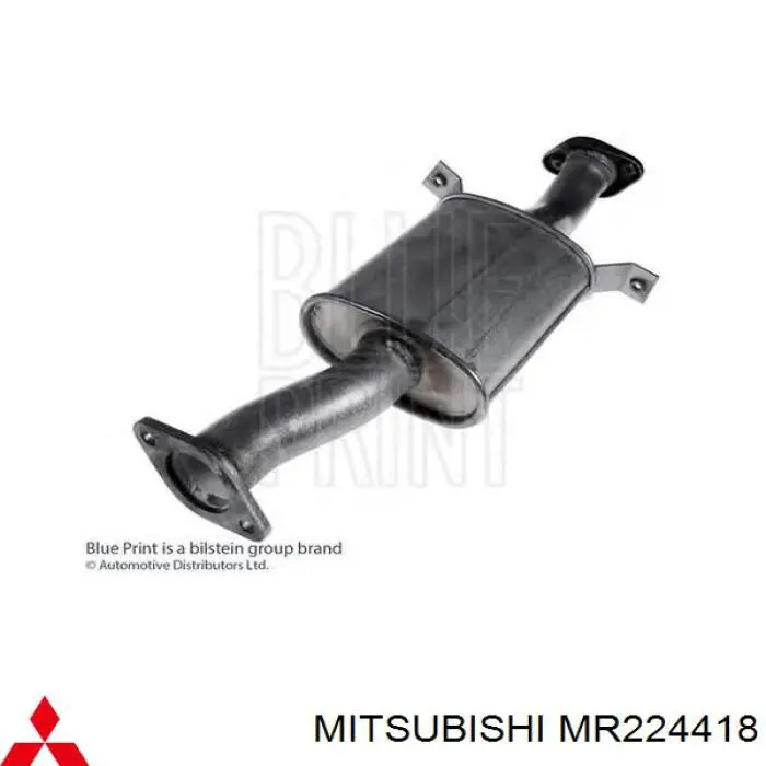 Глушитель, центральная часть MR224418 Mitsubishi