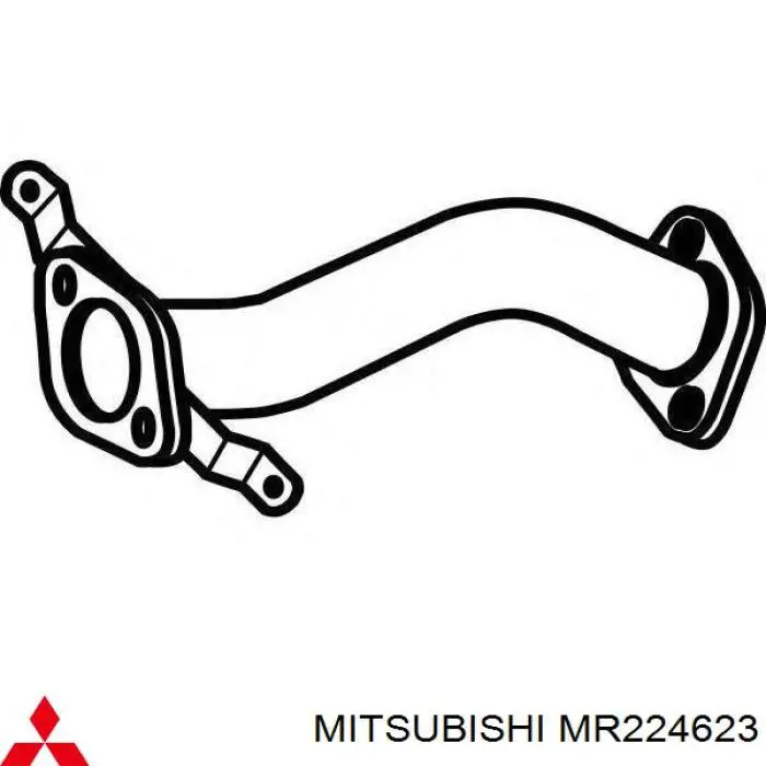 Центральная часть глушителя MR224623 Mitsubishi