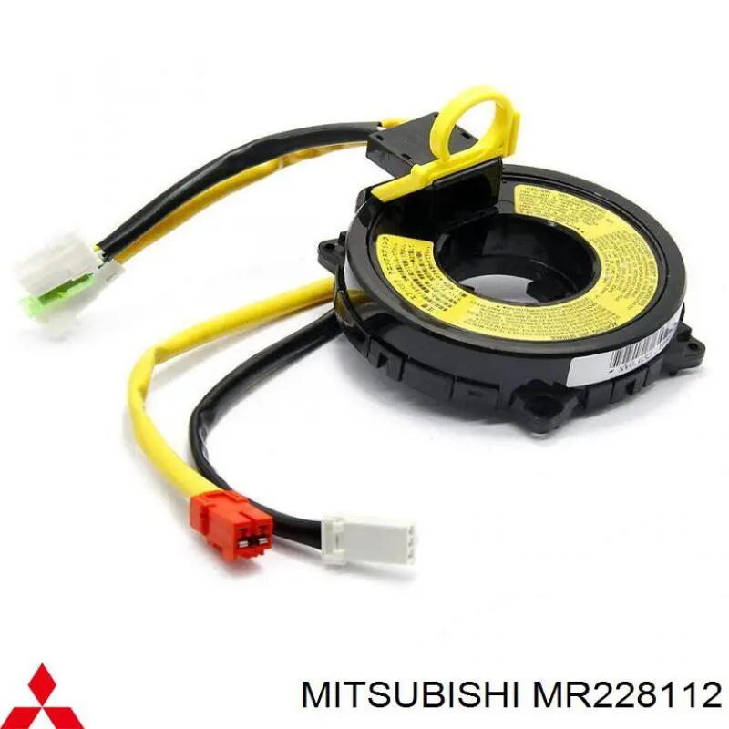 MR228112 Mitsubishi anel airbag de contato, cabo plano do volante