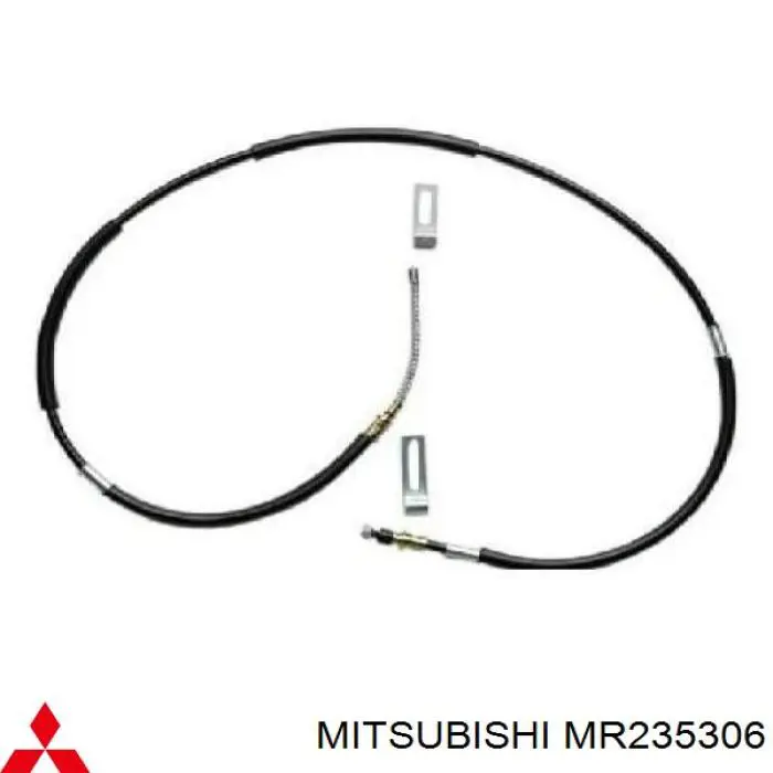 MR235306 Mitsubishi трос ручного тормоза задний левый