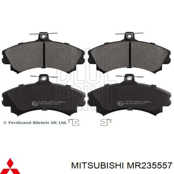 MR235557 Mitsubishi колодки тормозные передние дисковые