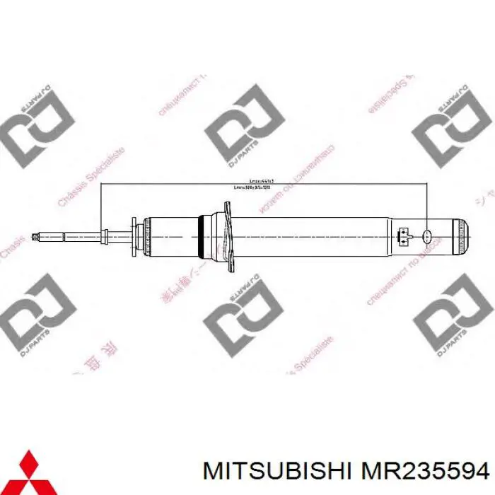 MR235595 Mitsubishi Стойка передняя