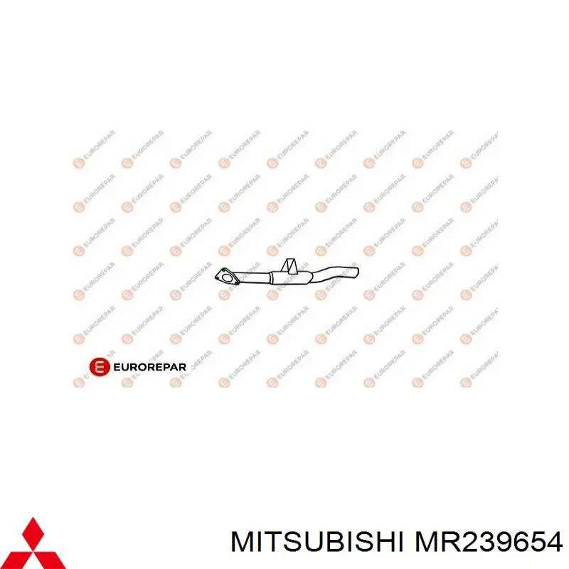 Глушитель задний MR239654 Mitsubishi