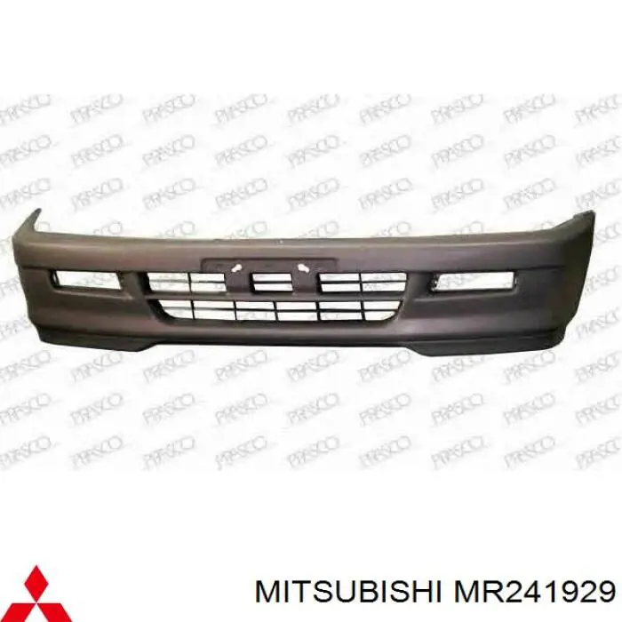 Купить MR241929 Mitsubishi Ресничка (накладка) левой фары