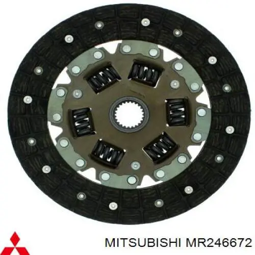 MR246672 Mitsubishi диск сцепления