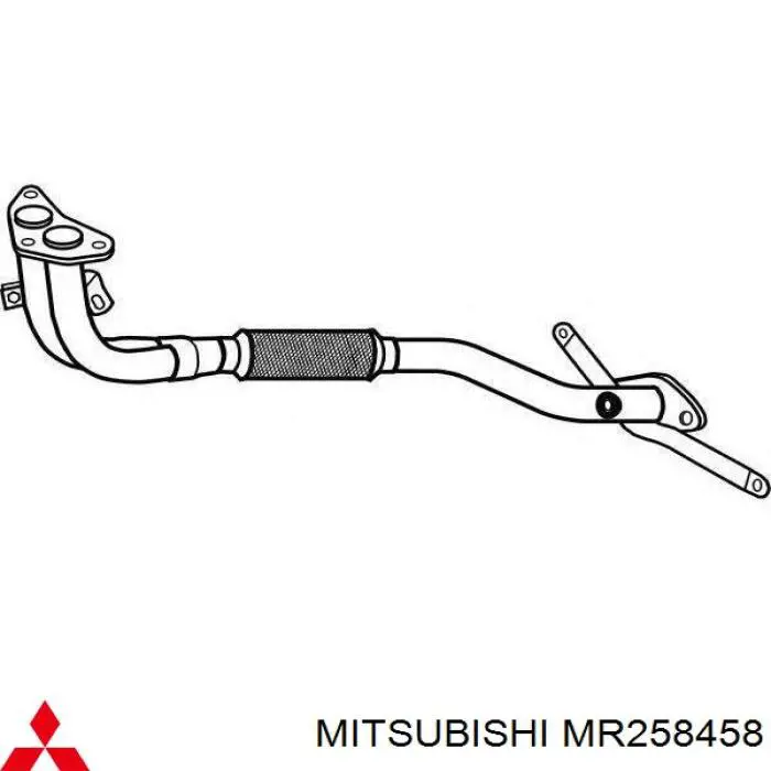 Tubo de admissão dianteiro (calças) do silenciador para Mitsubishi Galant (EA)