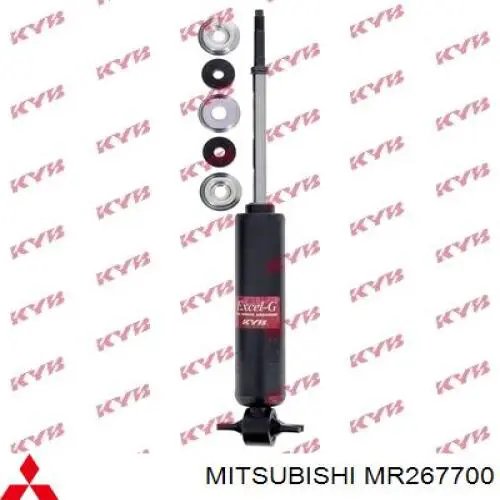 MR267700 Mitsubishi amortecedor dianteiro