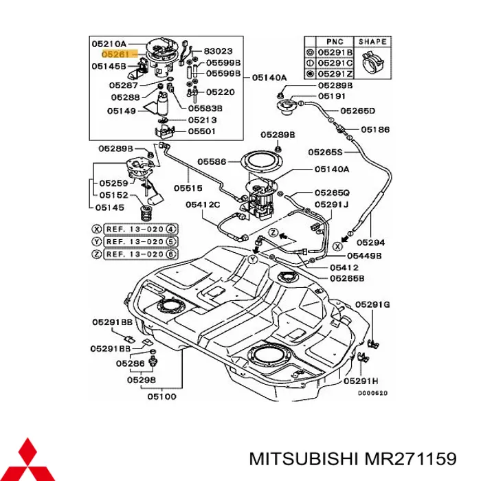  MR271159 Mitsubishi