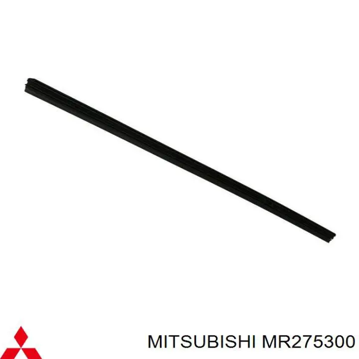 Elástico da escova de limpador pára-brisas de passageiro para Mitsubishi Pajero (H60, H70)