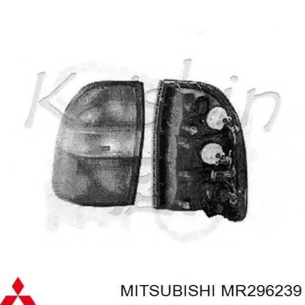 Задняя левая фара Mitsubishi MR296239 цена, от 62.08 USD