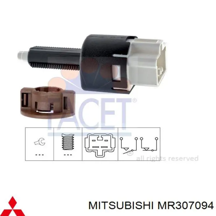 MR307094 Mitsubishi датчик включения стопсигнала