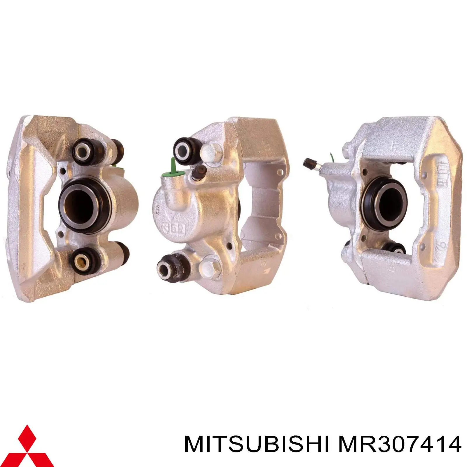 Pinza de freno trasero derecho MR307414 Mitsubishi