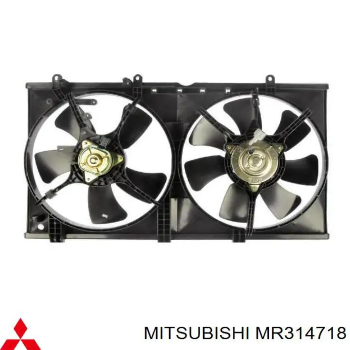 Мотор вентилятора системы охлаждения на Mitsubishi Lancer IX 