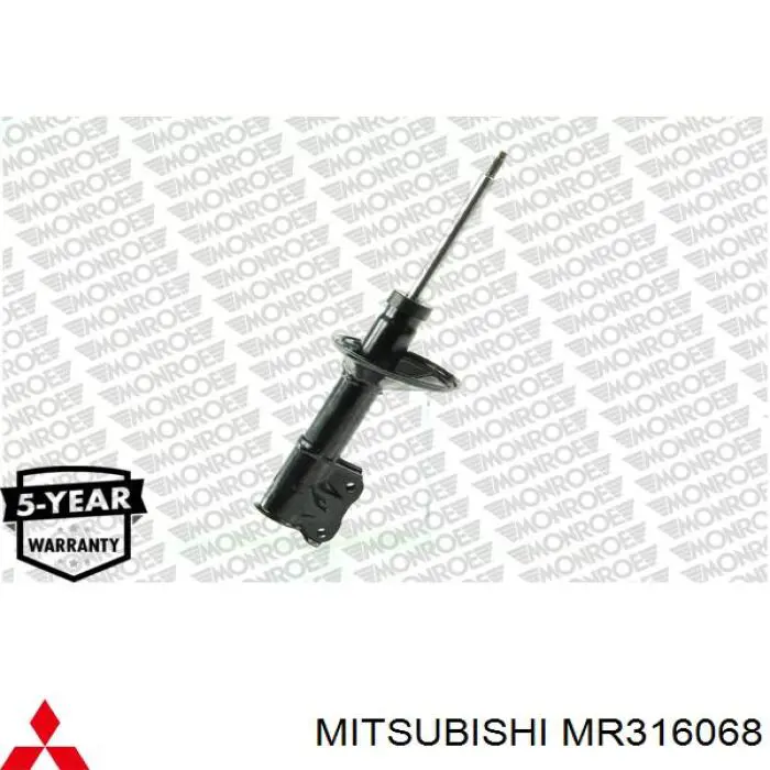 Амортизатор подвески передний левый Mitsubishi MR316068 цена, от 48.26 USD