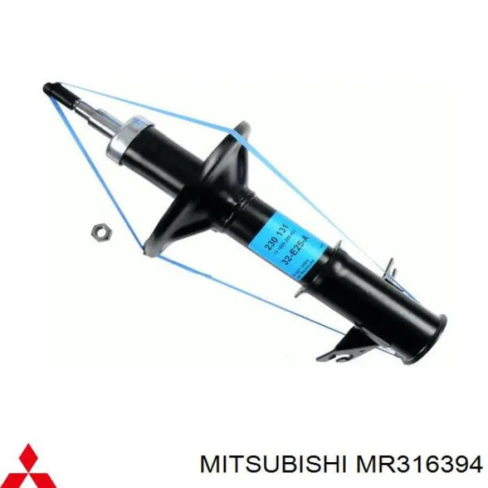 MR316394 Mitsubishi амортизатор передний правый