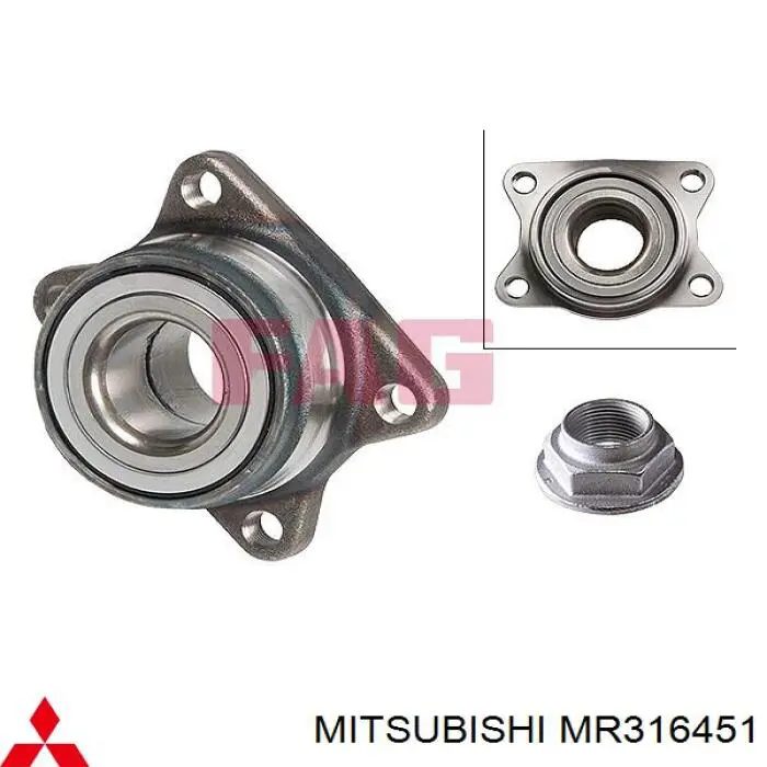 Compre MR316451 Mitsubishi Cubo traseiro