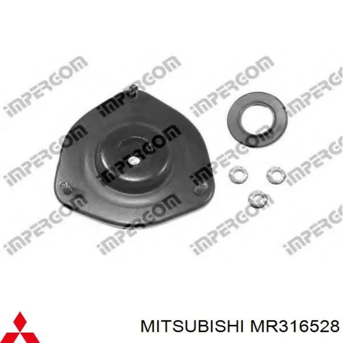 Опора стойки амортизатора переднего Mitsubishi MR316528 цена, от 15.38 USD