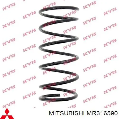 Купить MR316590 Mitsubishi Винтовая пружина подвеска