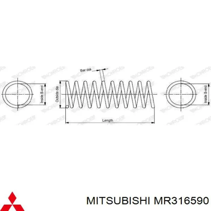 Купить ZC1951A Japan Parts Винтовая пружина подвеска