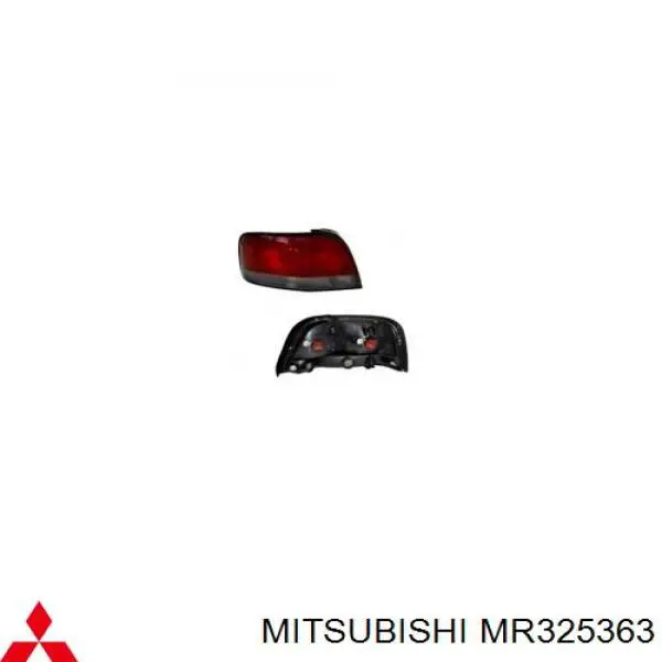Фонарь задний левый на Mitsubishi Galant VIII 