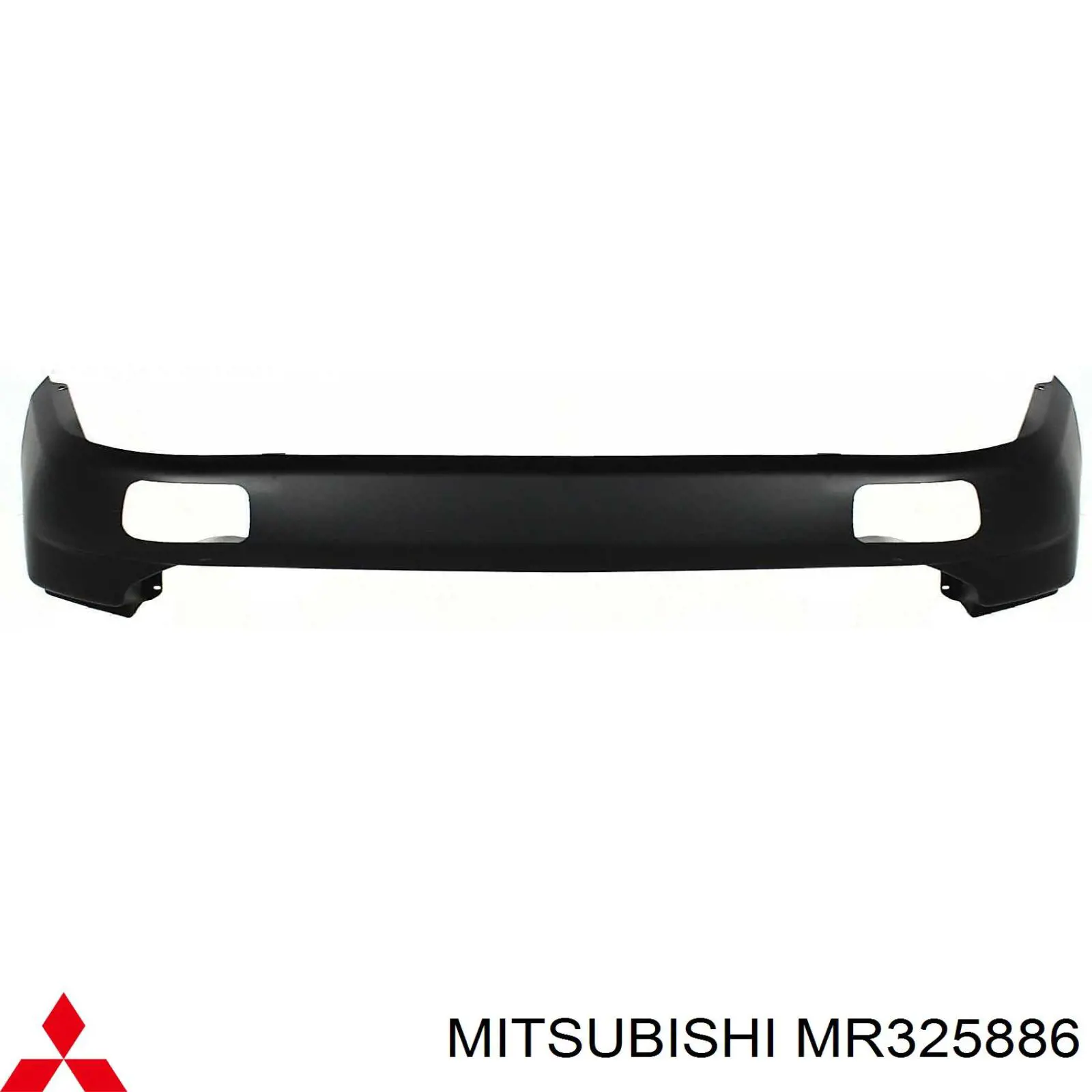 MR325886 Mitsubishi передний бампер