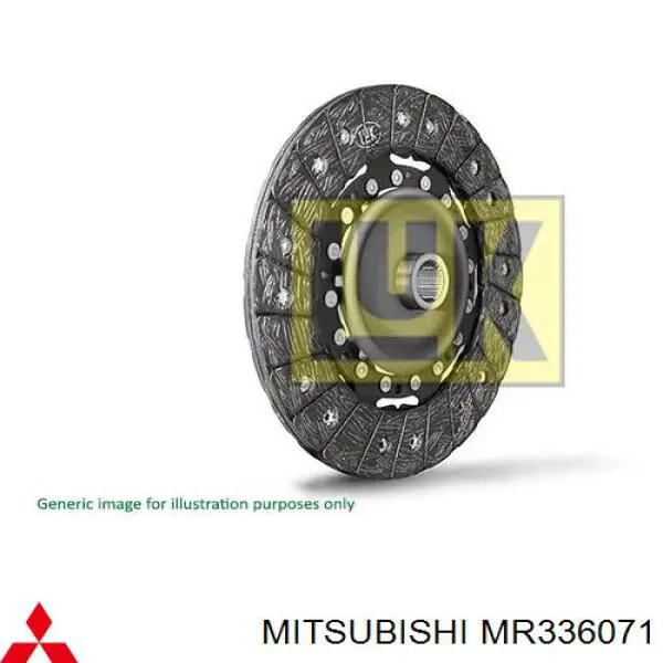 Диск сцепления Mitsubishi MR336071