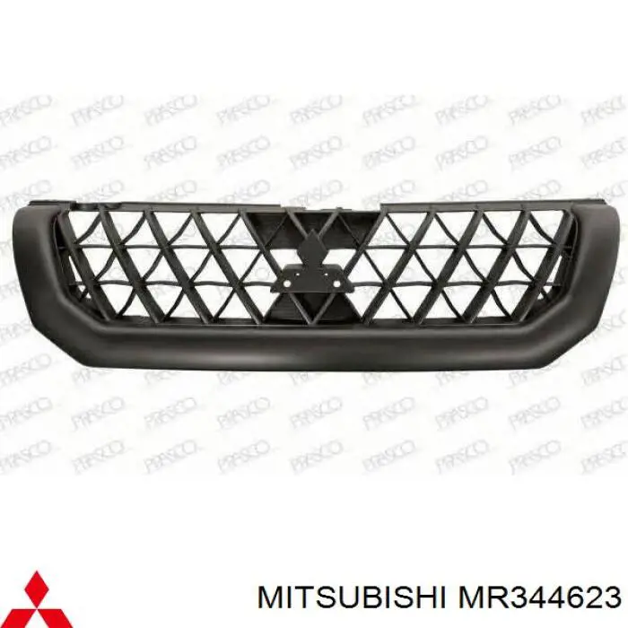 MR344623 Mitsubishi grelha do radiador