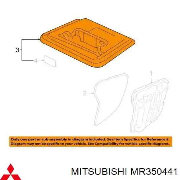 Filtro da Caixa Automática de Mudança Mitsubishi MR350441 preço, a partir de 54,47 USD