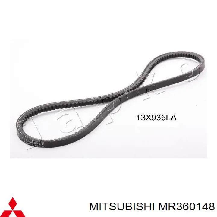 Correa trapezoidal MR360148 Mitsubishi