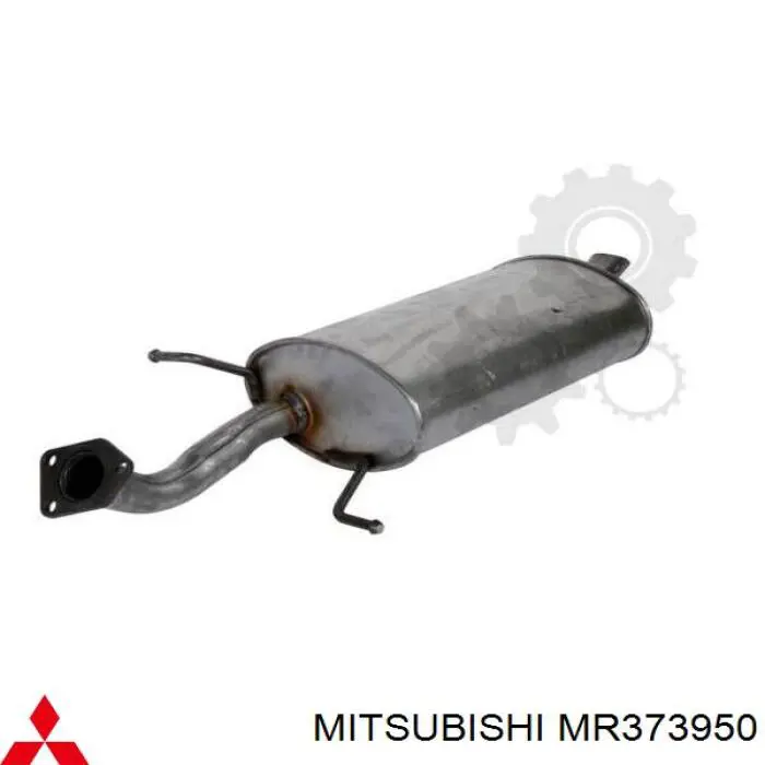 Купить MR373950 Mitsubishi Глушитель задний