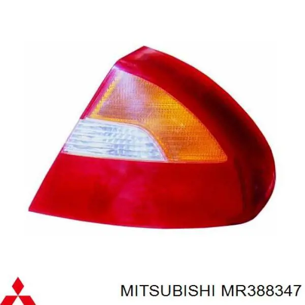 MR388347 Mitsubishi lanterna traseira esquerda