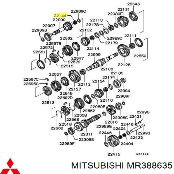 MR388635 Mitsubishi 