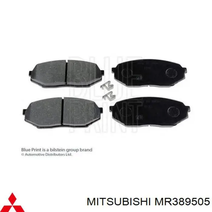 Купить MR389505 Mitsubishi Колодки тормозные
