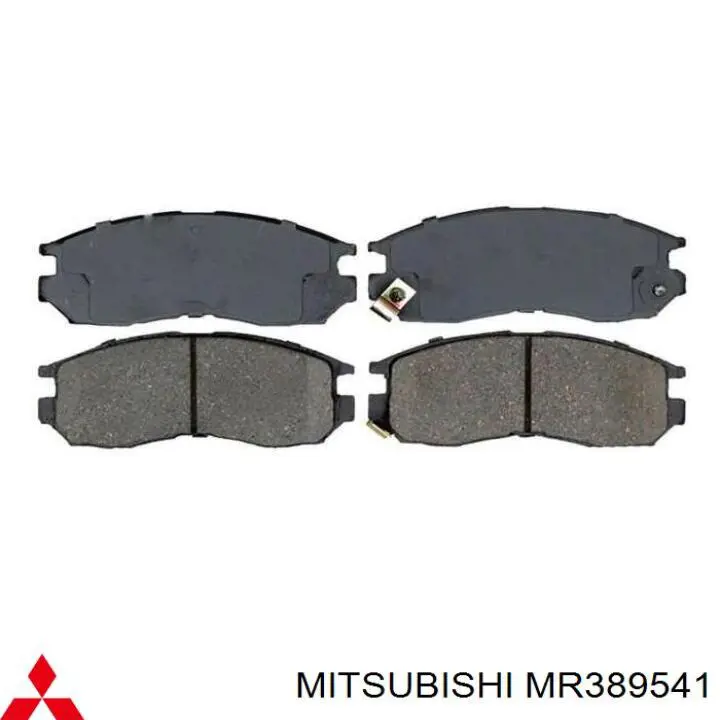 Купить MR389541 Mitsubishi Колодки тормозные