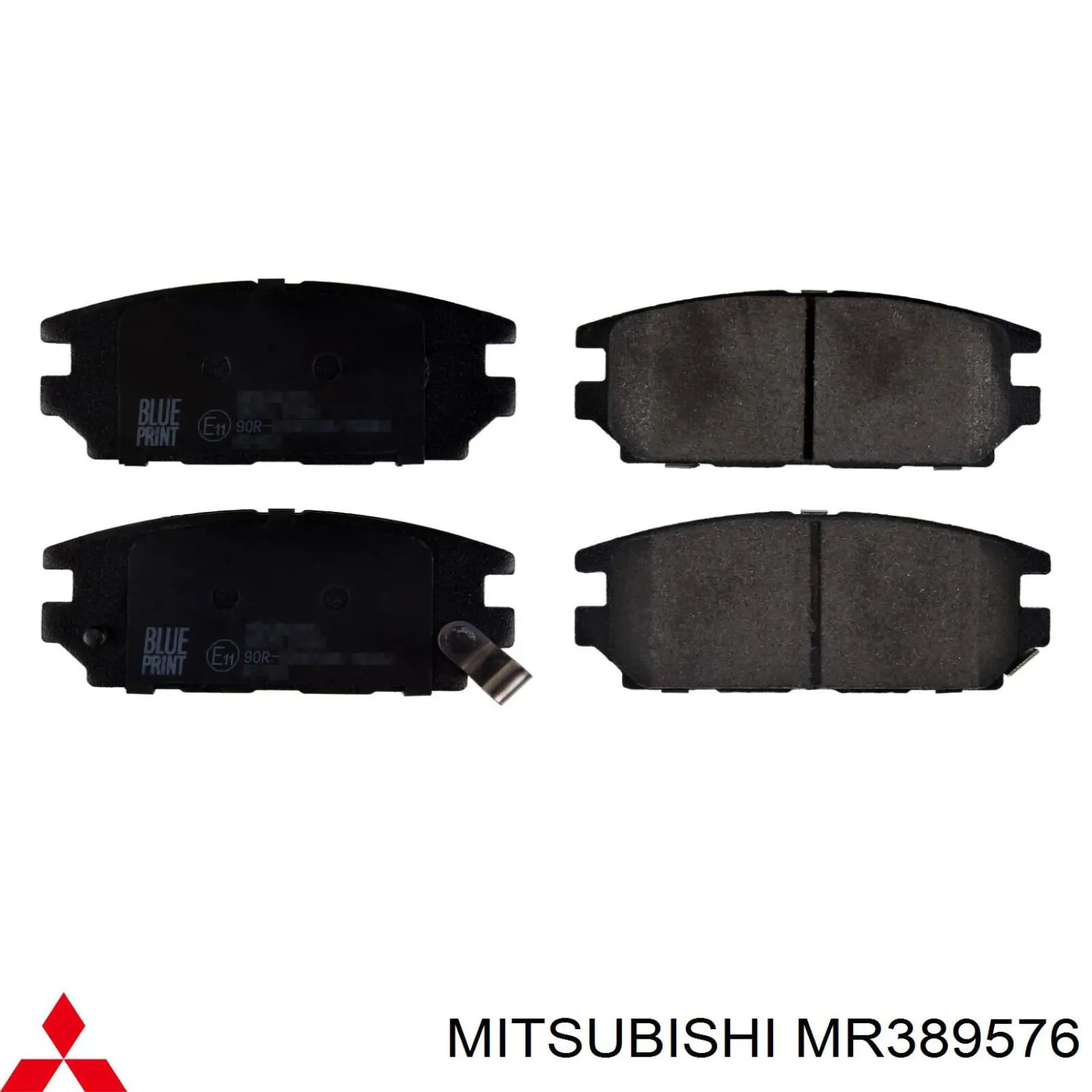 MR389576 Mitsubishi задние тормозные колодки