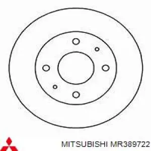 MR389722 Mitsubishi диск тормозной передний