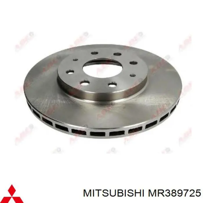 MR389725 Mitsubishi диск тормозной передний