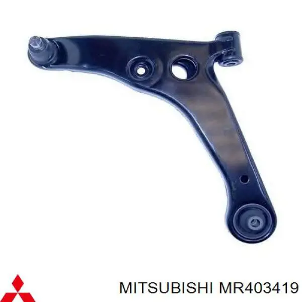 Левый рычаг передней нижней подвески Mitsubishi MR403419 цена, от 28.22 USD