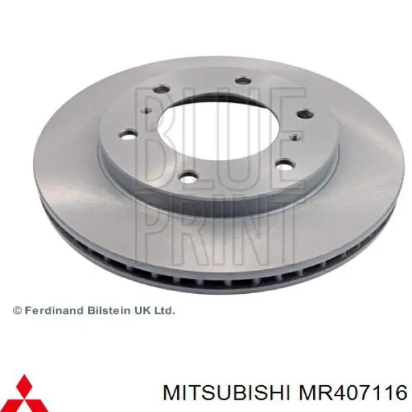 MR407116 Mitsubishi Диск тормозной передний