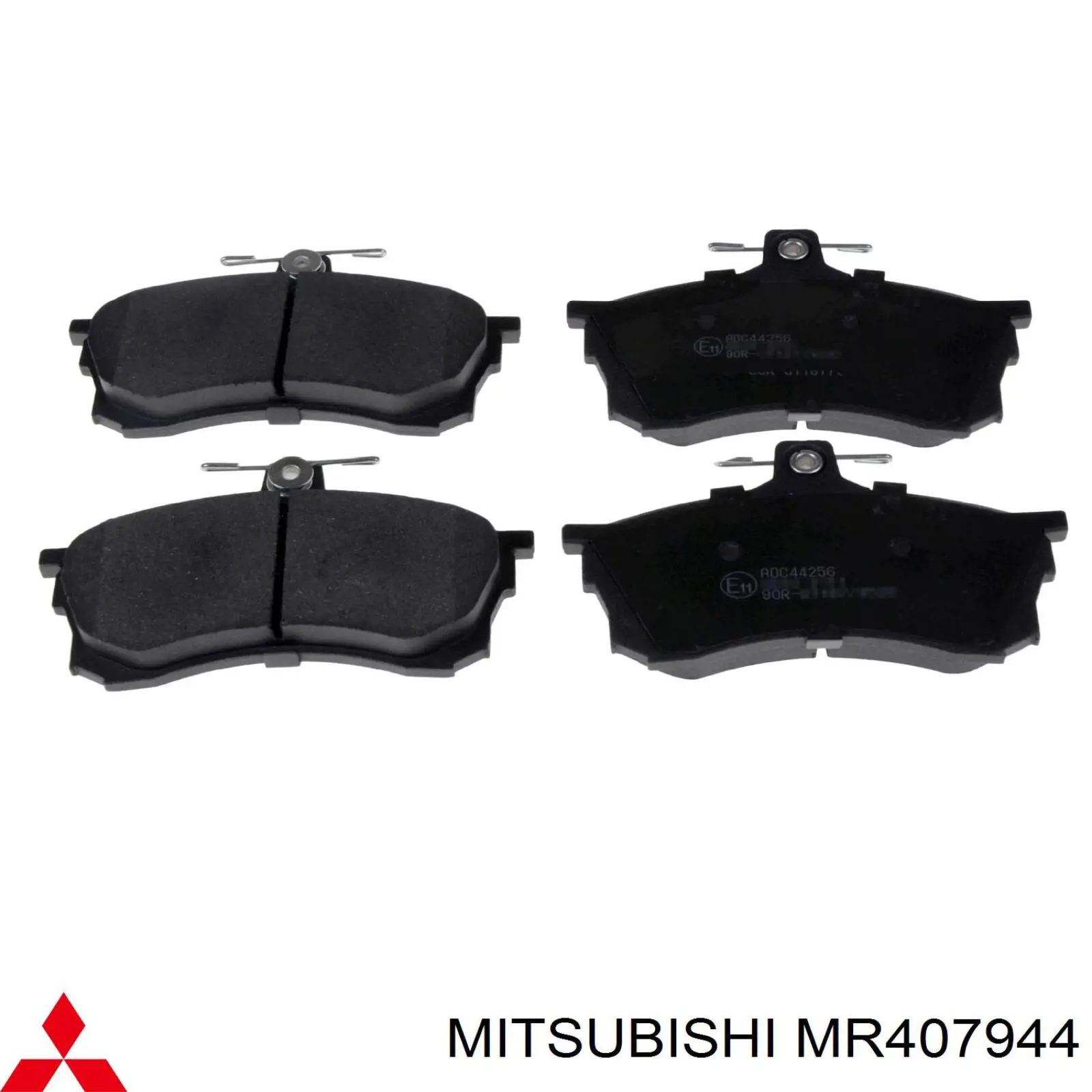 MR407944 Mitsubishi колодки тормозные передние дисковые