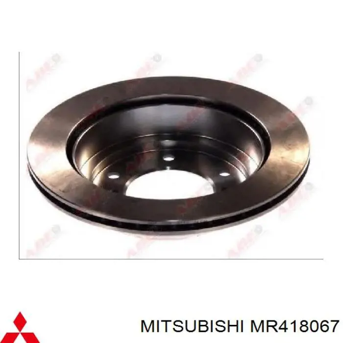Купить MR418067 Mitsubishi Диск тормозной задний
