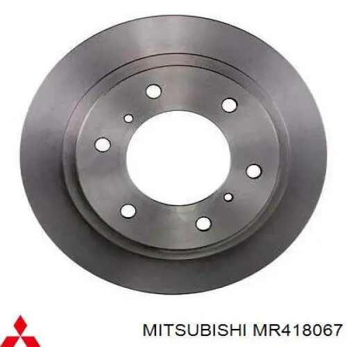 Тормозные диски MR418067 Mitsubishi