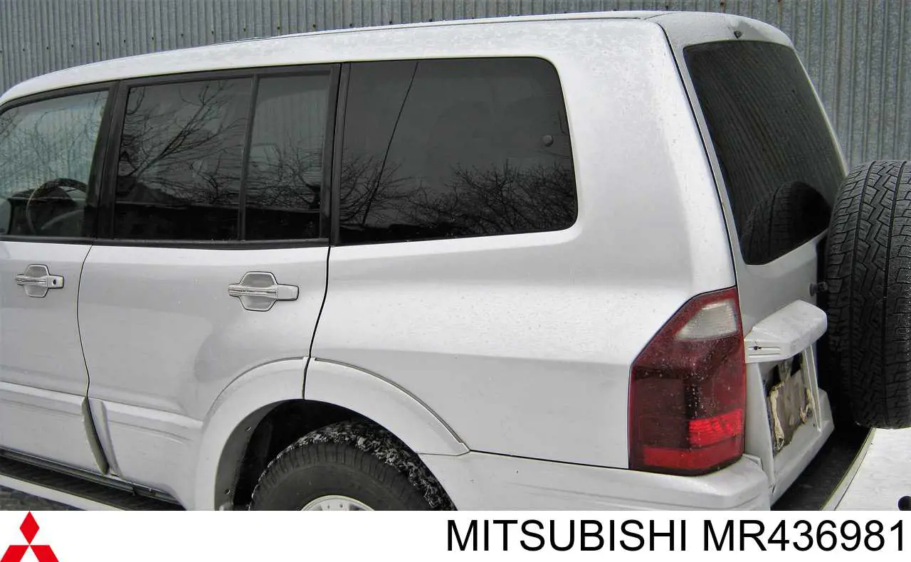 Vidro da porta traseira esquerda para Mitsubishi Pajero 