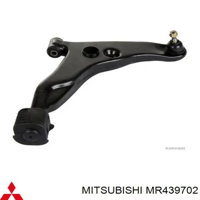 Купить MR439702 Mitsubishi Нижний правый рычаг передней подвески