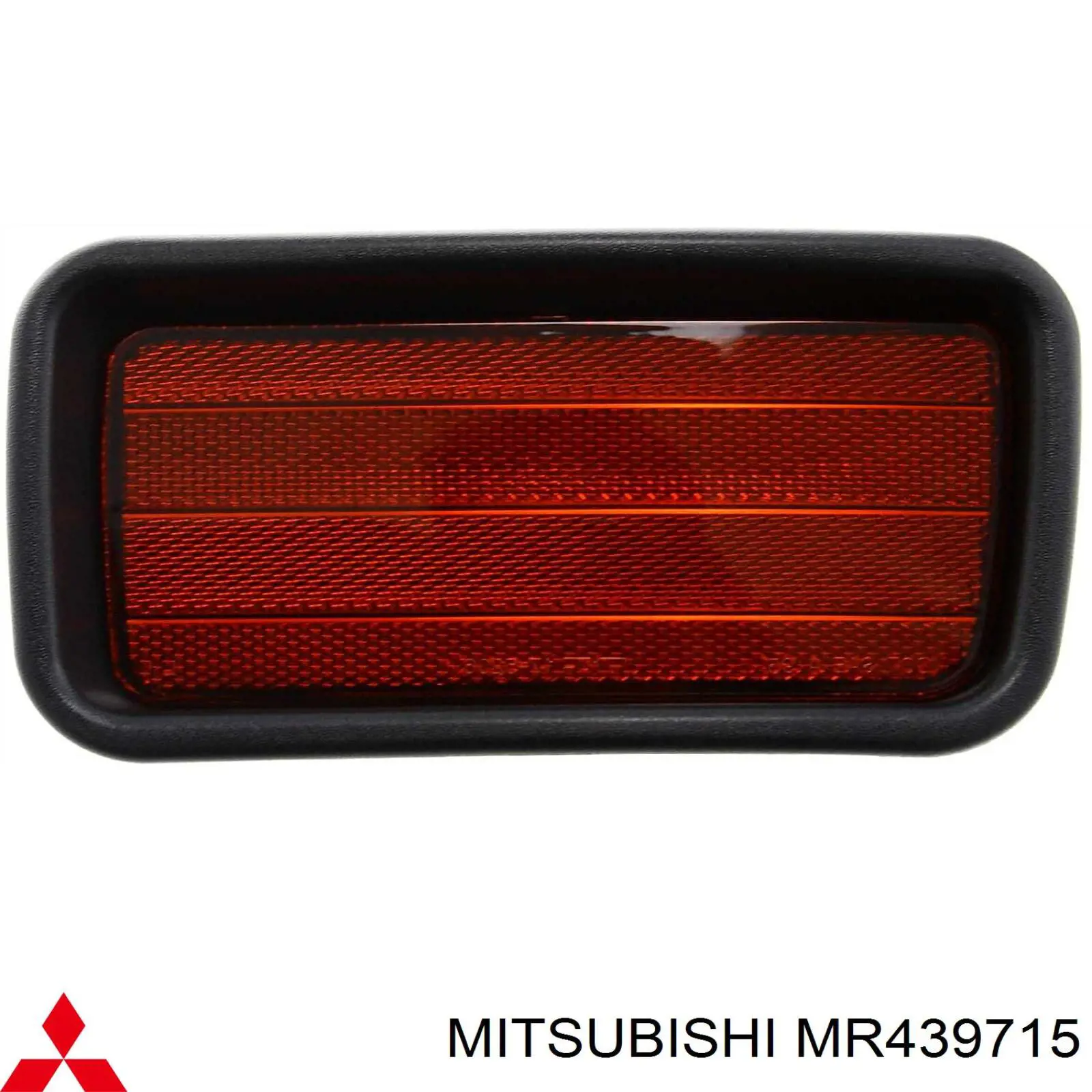 Retrorrefletor (refletor) do pára-choque traseiro esquerdo para Mitsubishi Montero 