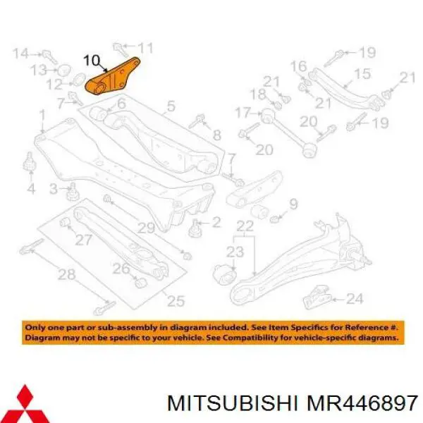 Подшипник хвостовика заднего моста наружный 0009803302 Mercedes