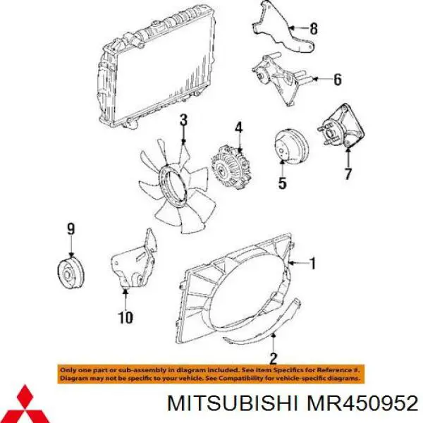 Купить MR450952 Mitsubishi 