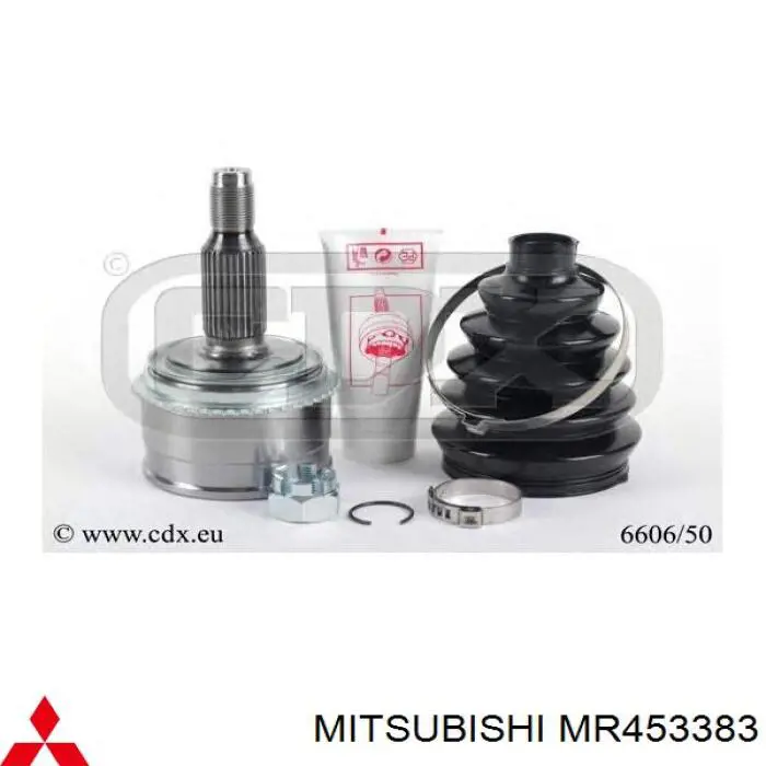 MR453383 Mitsubishi semieixo (acionador dianteiro esquerdo)