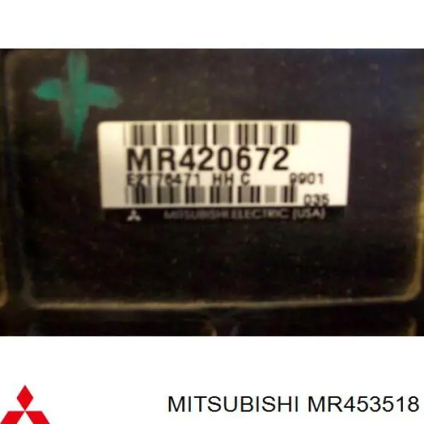 Árbol cardán entre caja de cambios y caja de transferencia MR453518 Mitsubishi