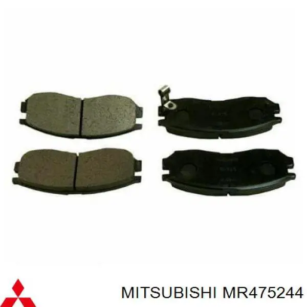 Передние тормозные колодки MR475244 Mitsubishi